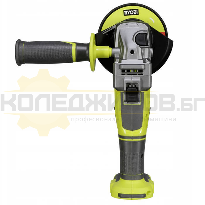 Акумулаторен ъглошлайф RYOBI R18AG7 Set, 2x5 Ah, 125 мм., 11000 об/мин - 