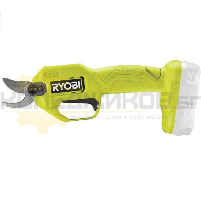 Акумулаторна ножица за клони RYOBI RY18SCA Set, 18V, 2.5 Ah, 25 мм - 