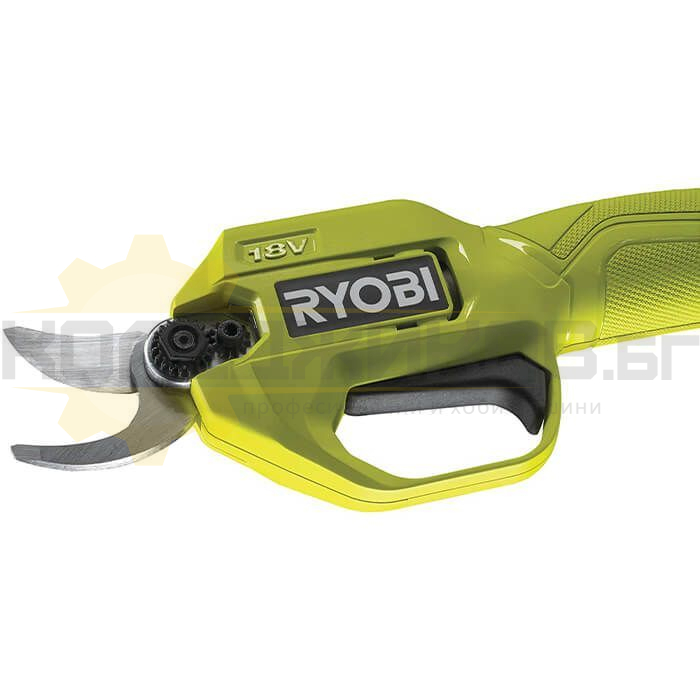 Акумулаторна ножица за клони RYOBI RY18SCA Set, 18V, 2.5 Ah, 25 мм - 