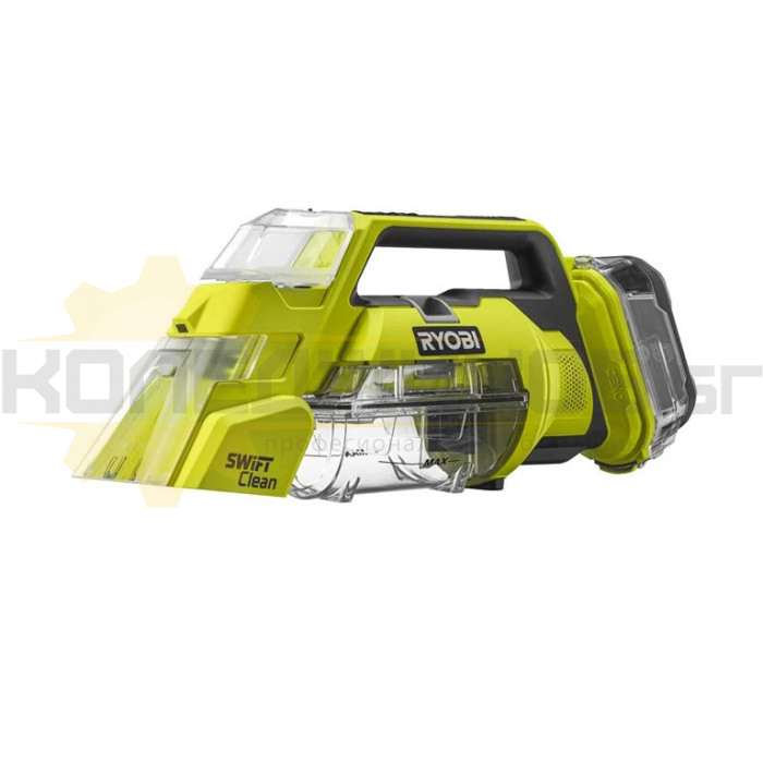 Акумулаторен уред за почистване на петна RYOBI RDC18-0 SOLO, 18V, 480 л/мин., 120/200 мл - 