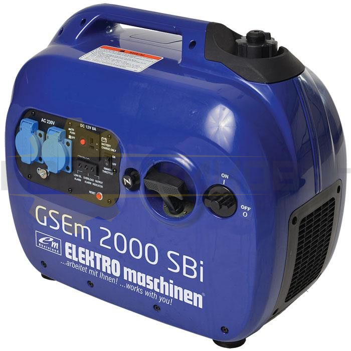 Инверторен генератор за ток ELEKTRO MASCHINEN GSEm 2000 SBI, 1.6kW, 7.8А, 20 часа - 