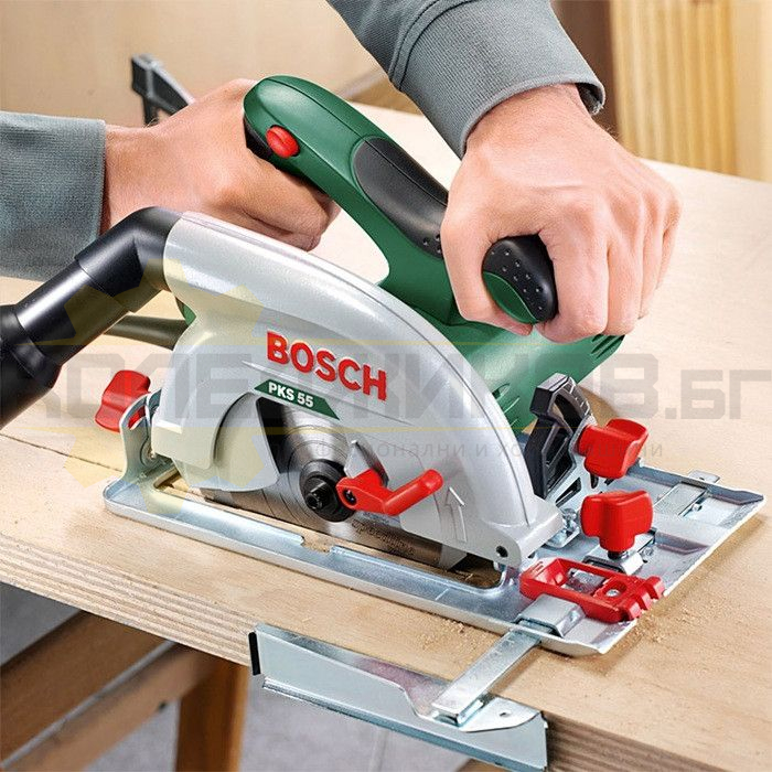 Ръчен циркуляр BOSCH PKS 55 - 