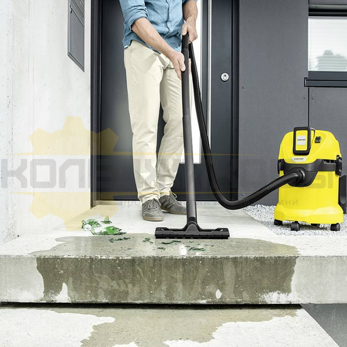 Акумулаторна прахосмукачка за сухо и мокро почистване KARCHER WD 3 SOLO, 36V, 17 л - 