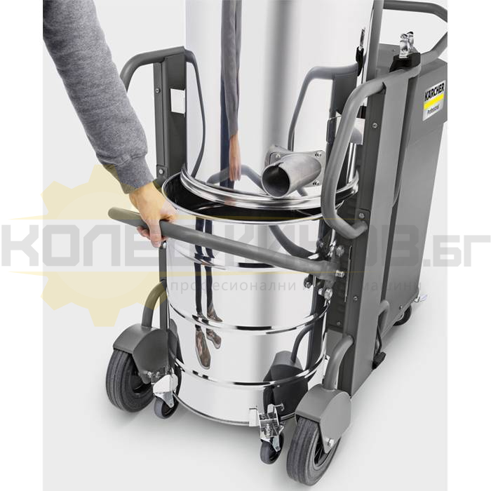 Индустриална прахосмукачка KARCHER IVS 100/40 M, 4200W, 154 mbar, 100 л - 