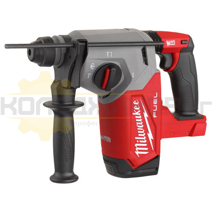 Акумулаторен перфоратор SDS-Plus MILWAUKEE M18 FH-0X, 18V, 2.5 J, 1330 об/мин., 4800 уд/мин - 