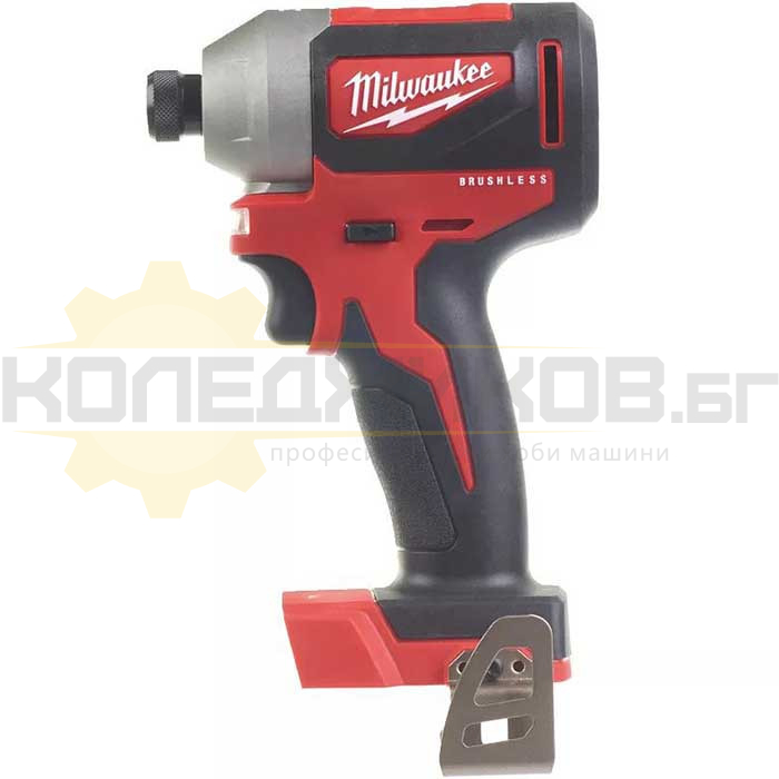 Акумулаторен винтоверт - ударен MILWAUKEE M18 CBLID-402C, 18V, 2x4 Ah, 180 Nm, 3400 об/мин., 4200 уд/мин - 