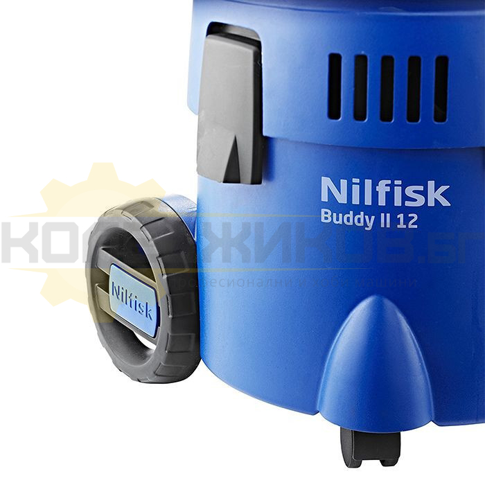 Прахосмукачка за сухо и мокро почистване NILFISK BUDDY II 12 HOME EDITION, 1200W, 3600 л/мин., 200 bar, 12 л - 