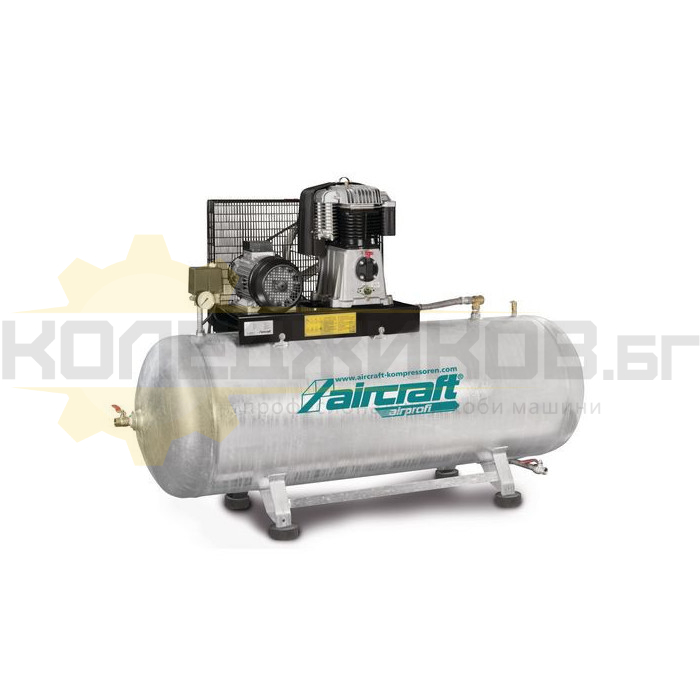 Компресор за въздух AIRCRAFT AIRPROFI 853/500/10 H, 5500W, 850 л/мин., 500 л - 