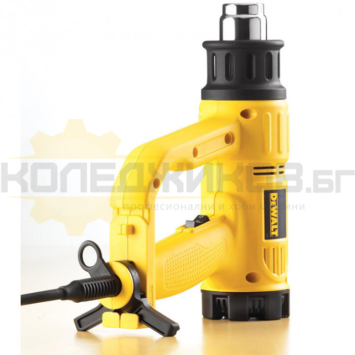 Пистолет за горещ въздух DeWALT D26411, 1800W, 250-450 л/мин., 600 °C - 