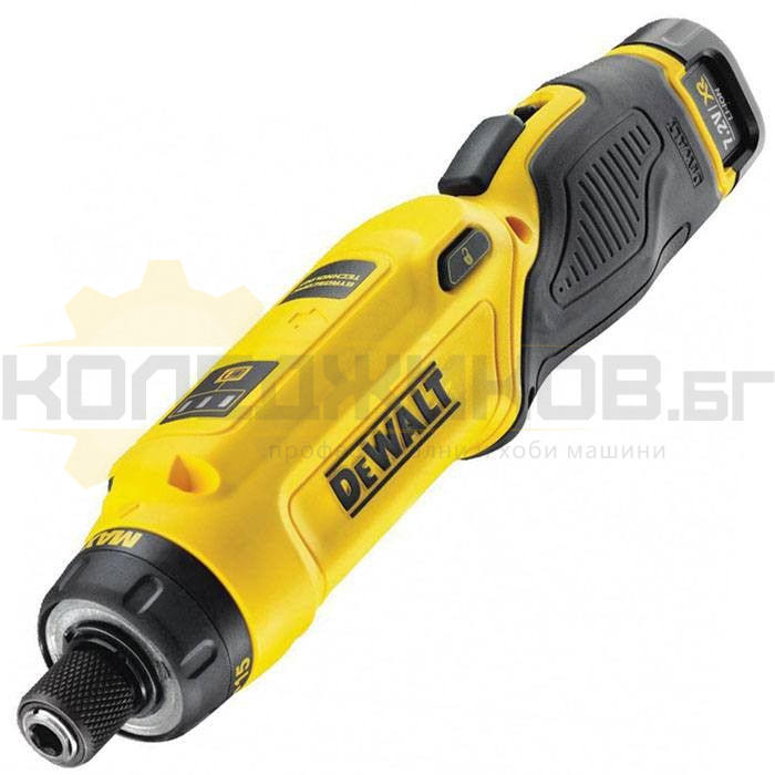 Акумулаторна отвертка/винтверт DEWALT DCF680G2 Set, 7.2V, 2x1 Ah, 4 Nm, 430 об/мин - 