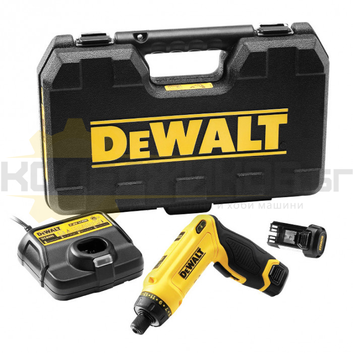 Акумулаторна отвертка/винтверт DEWALT DCF680G2 Set, 7.2V, 2x1 Ah, 4 Nm, 430 об/мин - 