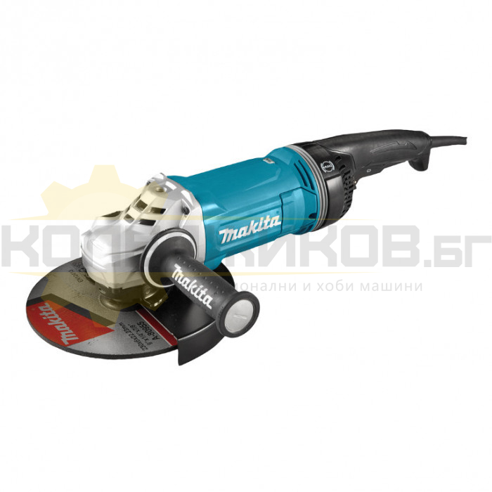 Електрически ъглошлайф MAKITA GA9070X1, 2800W, 230 мм., 6600 об/мин - 