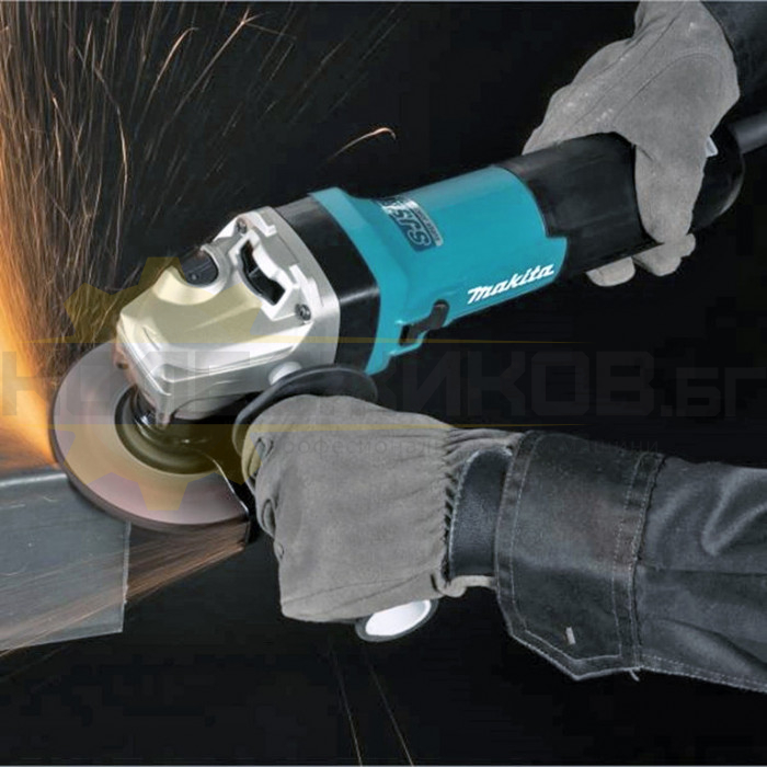 Електрически ъглошлайф MAKITA GA5092X01, 1900W, 125 мм., 11500 об/мин - 