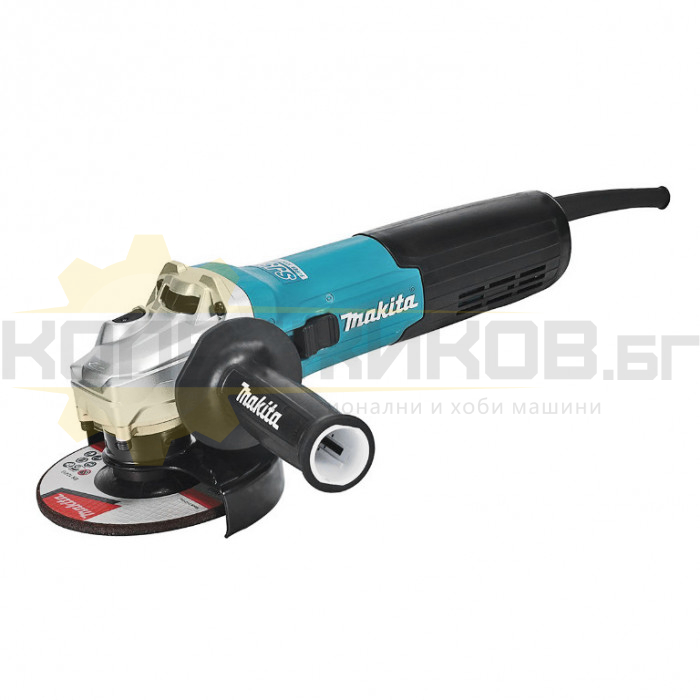 Електрически ъглошлайф MAKITA GA5092X01, 1900W, 125 мм., 11500 об/мин - 