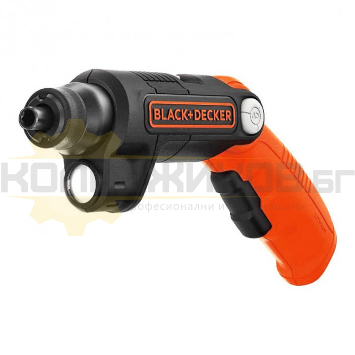 Акумулаторна отвертка BLACK+DECKER BDCSFL20AT Set, 3.6V, 1.5 Ah, 5 Nm, 180 об/мин - 