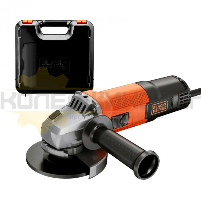 Електрически ъглошлайф BLACK+DECKER BEG110K, 750W, 115 мм., 12000 об/мин - 