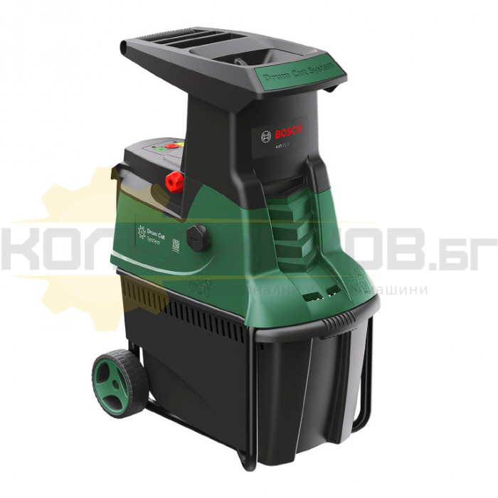 Електрическа дробилка за клони BOSCH AXT 22 D, 2200W, 38 мм, 53 л - 