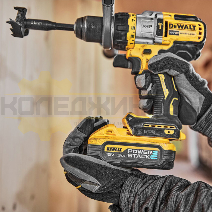 Акумулаторна бормашина / винтоверт - ударна DeWALT DCD999H2T Set, 18V, 2x5 Ah, 112 Nm, 2000 об/мин., 38250 уд/мин - 