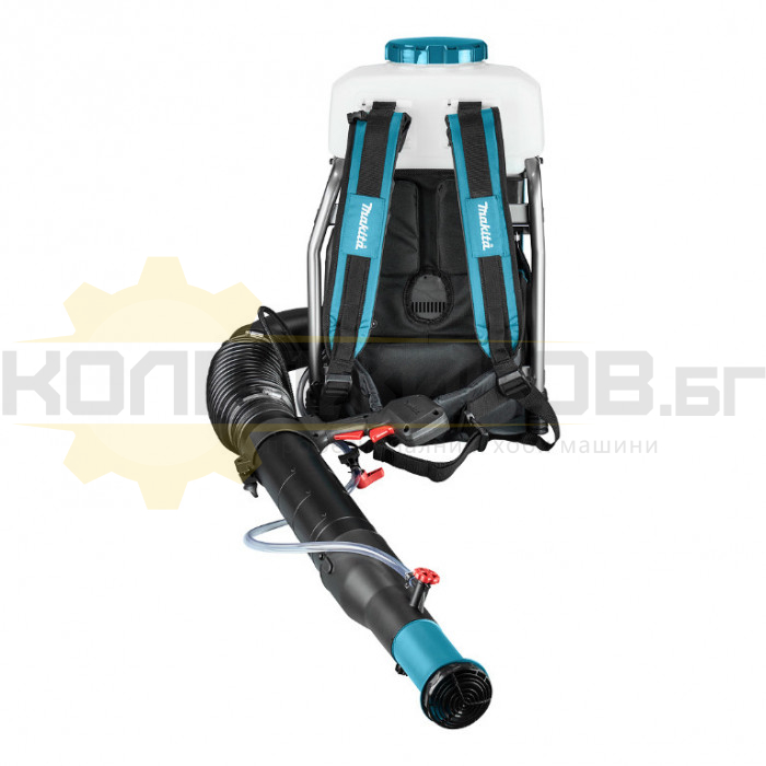 Акумулаторна пръскачка - гръбна MAKITA PM001GT202 Set, 40V, 2x5 Ah, 14.3 куб.м/мин., 15 л - 