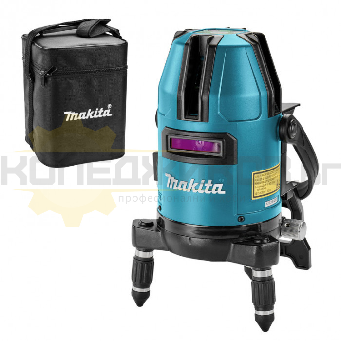 Лазерен нивелир MAKITA SK40GD SOLO, 12V, 10 м, 0.1 мм/м - 