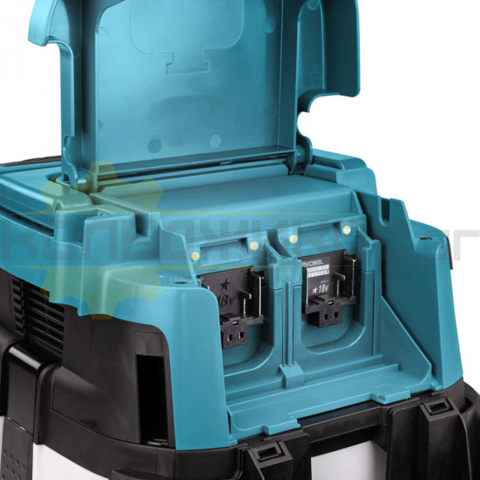 Акумулаторна прахосмукачка - хибрид MAKITA DVC150LZ SOLO, 18+18V/230V, 1050W, 3600 л/мин., 240 mbar, 15 л - 