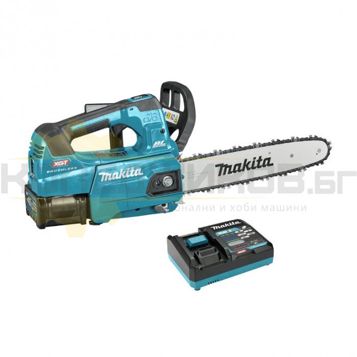 Акумулаторна резачка за дърва MAKITA UC003GM101 Set, 40V, 4 Ah, 30 см., 1488 м/мин - 