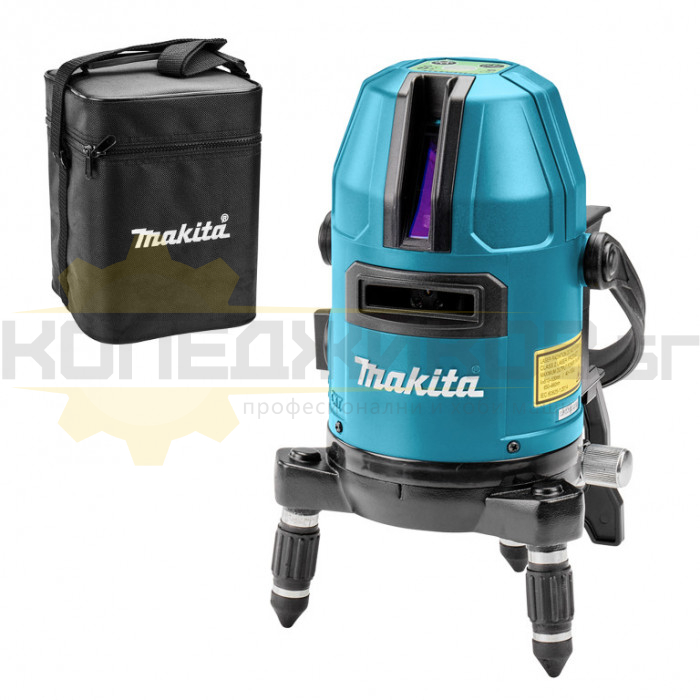 Лазерен нивелир MAKITA SK10GD SOLO, 12V, 10 м, 0.1 мм/м - 