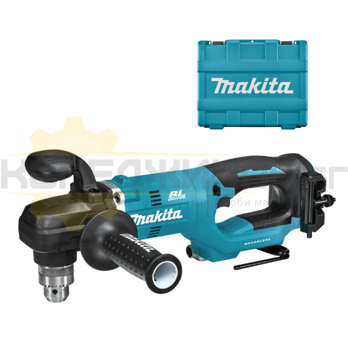 Акумулаторна бормашина - ъглова MAKITA DDA450ZK SOLO, 18V, 70 Nm, 1400 об/мин - 