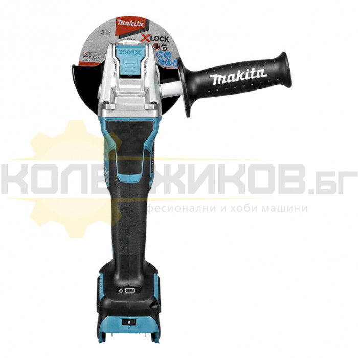 Акумулаторен ъглошлайф MAKITA DGA519Z SOLO, 18V, 125 мм., 3000-8500 об/мин - 