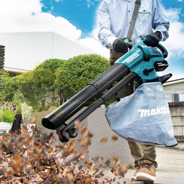 Акумулаторна духалка за листа - листосъбирач MAKITA DUB187Z SOLO, 18V, 64 м/сек - 