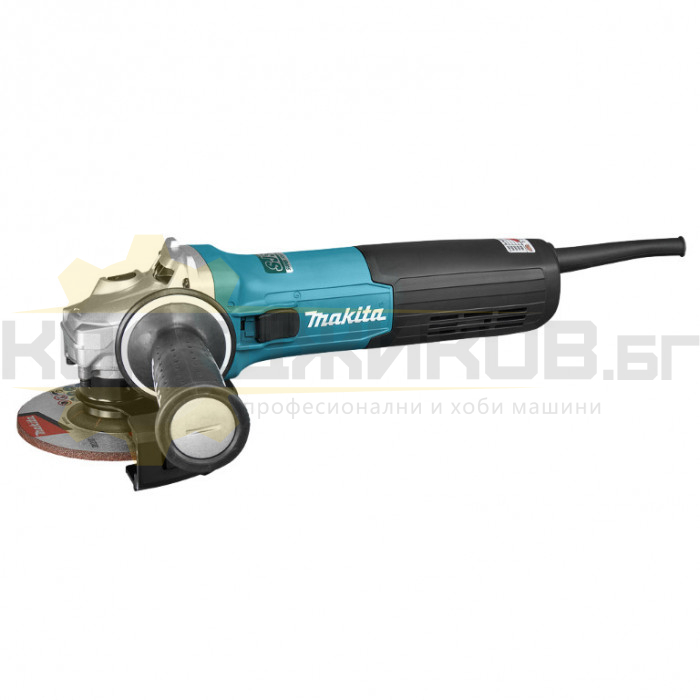 Електрически ъглошлайф MAKITA GA5090X01, 1900W, 125 мм., 2800-11500 об/мин - 