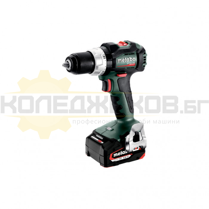 Акумулаторна бормашина / винтоверт - ударна METABO SB 18 LT BL Set, 18V, 2x4 Ah, 75 Nm, 2100 об/мин., 31950 уд/мин - 